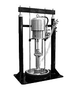 EX55 Насос экструзионный на раме для бочки 200л EX55