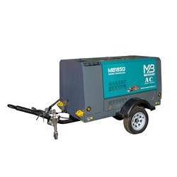 Master Blast MB-185D-7+AC винтовой дизельный компрессор MB-185D-7+AC