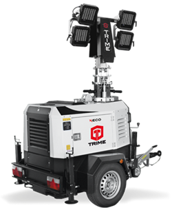 Мобильная мачта освещения TRIME X-ECO 4X160W 48V LED (9м) светодиодная 3378