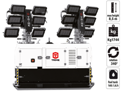 Передвижная мачта освещения TRIME X-Double 12х320 светодиодная 3387