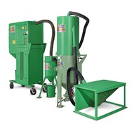 VAC-5S Система рекуперации абразива с циклонным сепаратором пыли CS-500 10300110