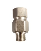 Поворотный шарнир 3/8 папа - 1/4 мама 158