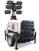 Мобильная мачта освещения TRIME X-Rent 6x320W LED - 9M светодиодная 3385