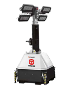 Мачта освещения TRIME X-MAST 4X320W LED 9M с питанием от генератора или сети 220 вольт 3393
